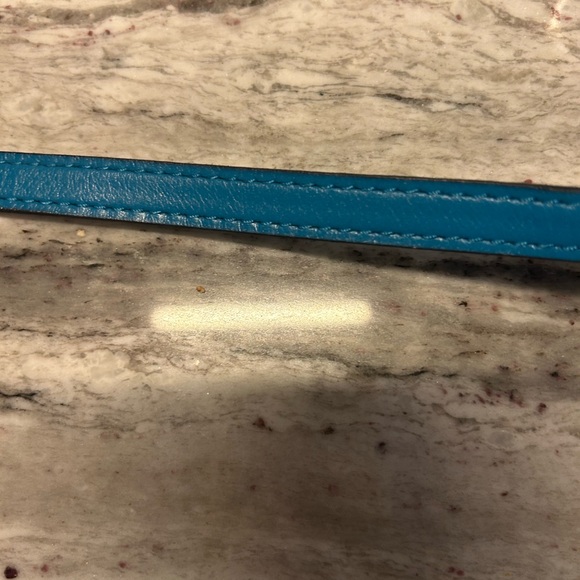 Patricia Nash Leather Convertible Crossbody/Belt Bag Blue - Picture 9 of 9